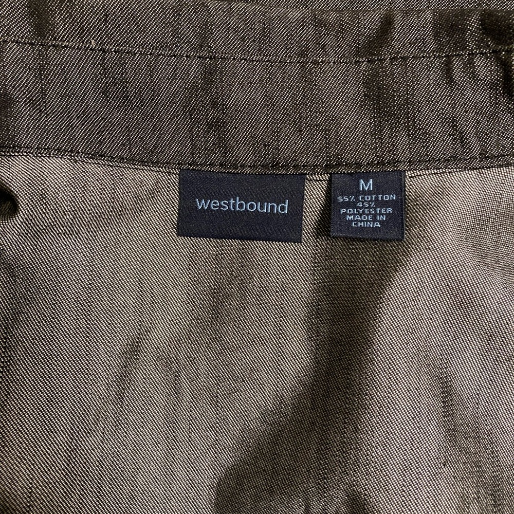 Westbound shiny dark light weight denim jacket size ‘medium - Picture 8 of 8